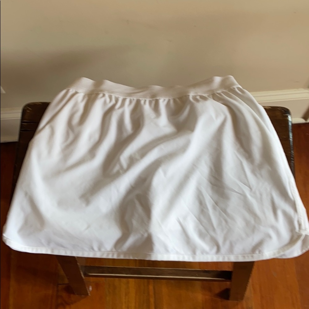 Slazenger white golf skirt
